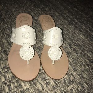 White Wedge Jack Rogers size 6
